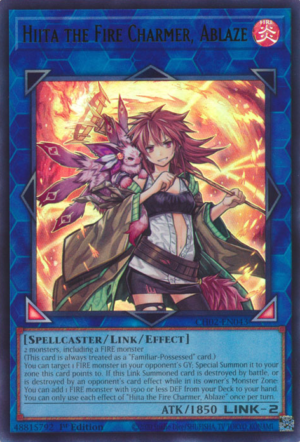 Hiita the Fire Charmer, Ablaze (CH02-EN043)
