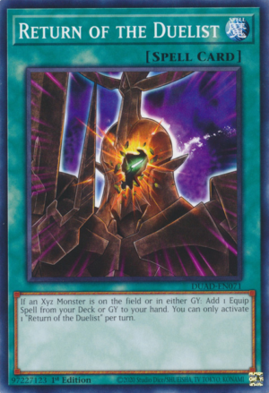 Return of the Duelist (card) (DUAD-EN071)