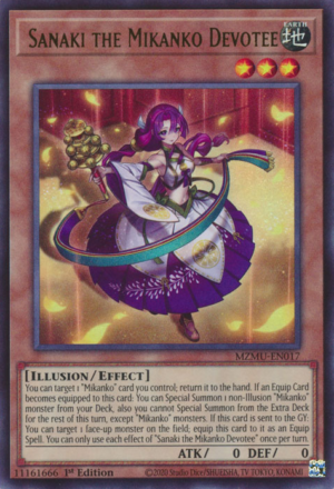 Sanaki the Mikanko Devotee (MZMU-EN017)