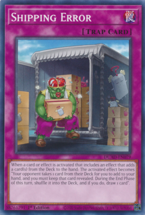 Shipping Error (DUAD-EN079)