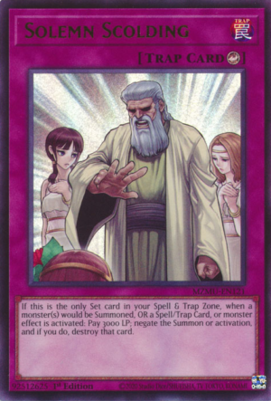 Solemn Scolding (MZMU-EN121)