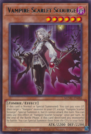 Vampire Scarlet Scourge (MZMU-EN086)