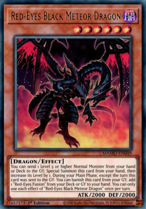 Red-Eyes Black Meteor Dragon (MAMO-EN049)